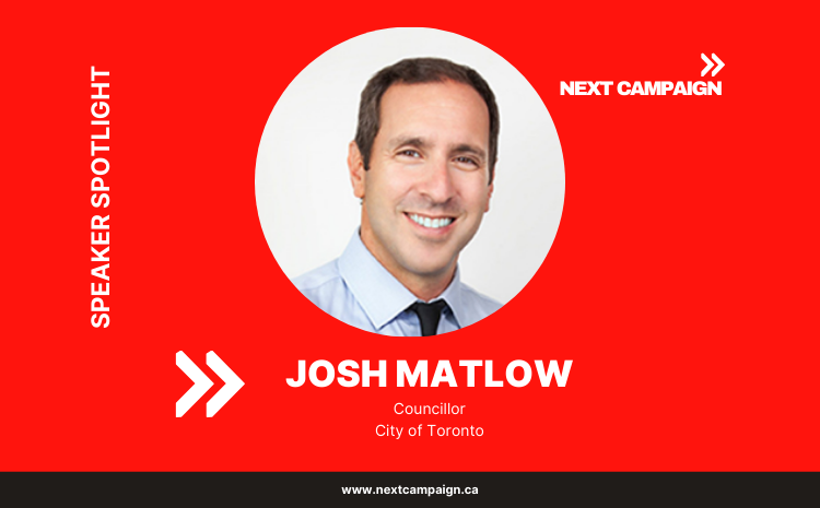  Speaker Spotlight: Josh Matlow